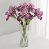 Vintage Irises Artificial Silk Flower Orchid 88cm Fake Flowers Simulation Bouquet Wedding