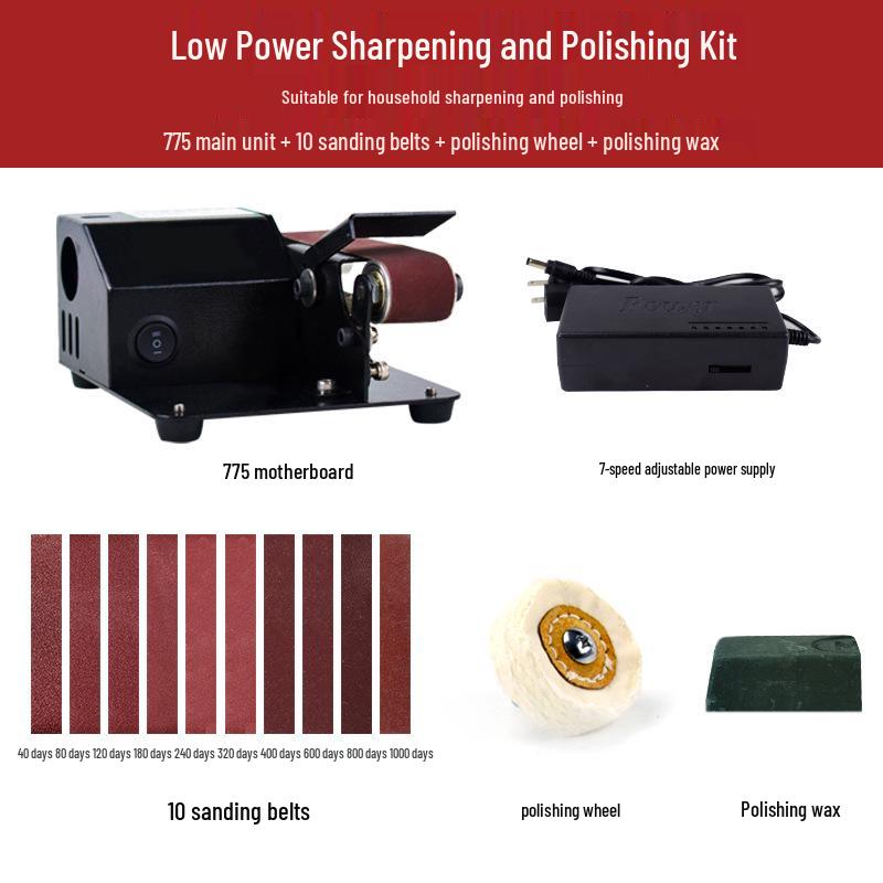 Compact Electric Mini Belt Sander & Sharpener
