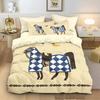 Vintage Horse Painting Duvet Cover Abstract art Pattern Bedding Set Comforter Cover for Gifts Single Twin Full Queen King Size