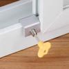 Window Lock, Adjustable Sliding Door Lock With Key, Aluminum Window Security Safety Locks For Kids & Pets