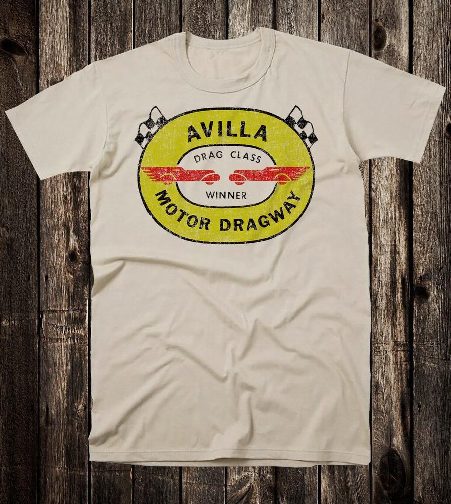 Retro Hot Rod Tee T Shirt Drag Race Racing Avilla Motor Speedway Class Winner Unisex T-Shirt XXXXL