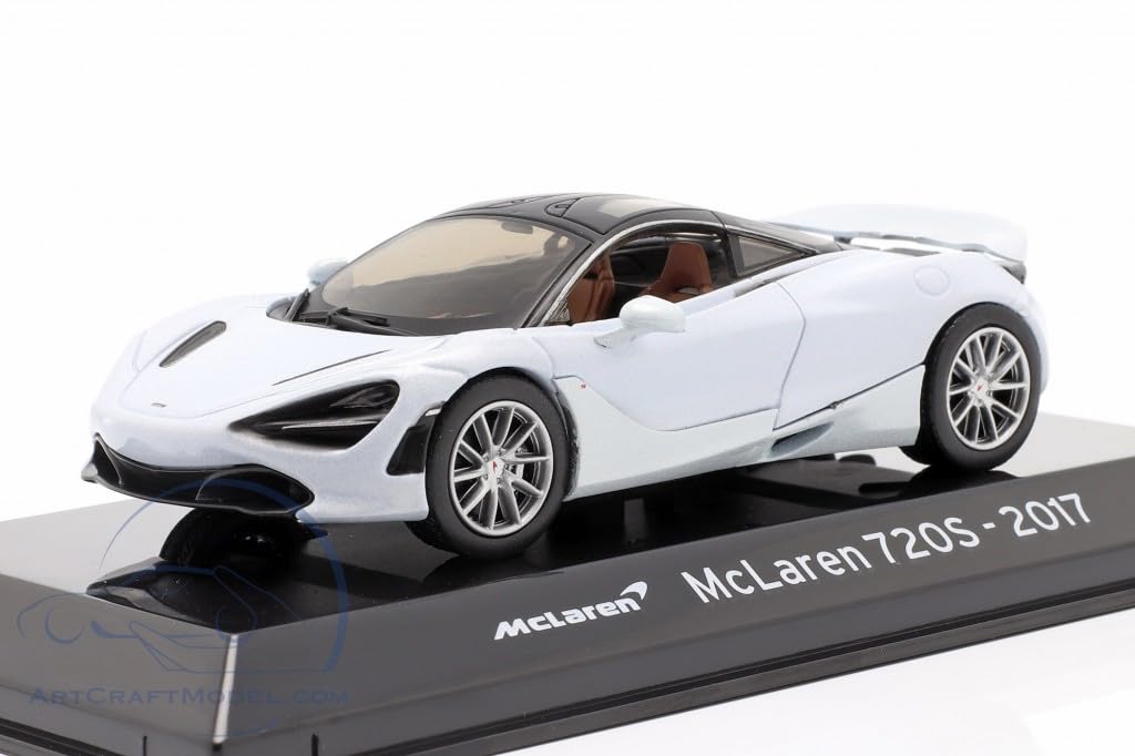 

McLaren 720S Minicar McLAREN 720S 2017 Sports Car WITH SHOWCASE 1/43 (Light Gray) [Used] сірий колір