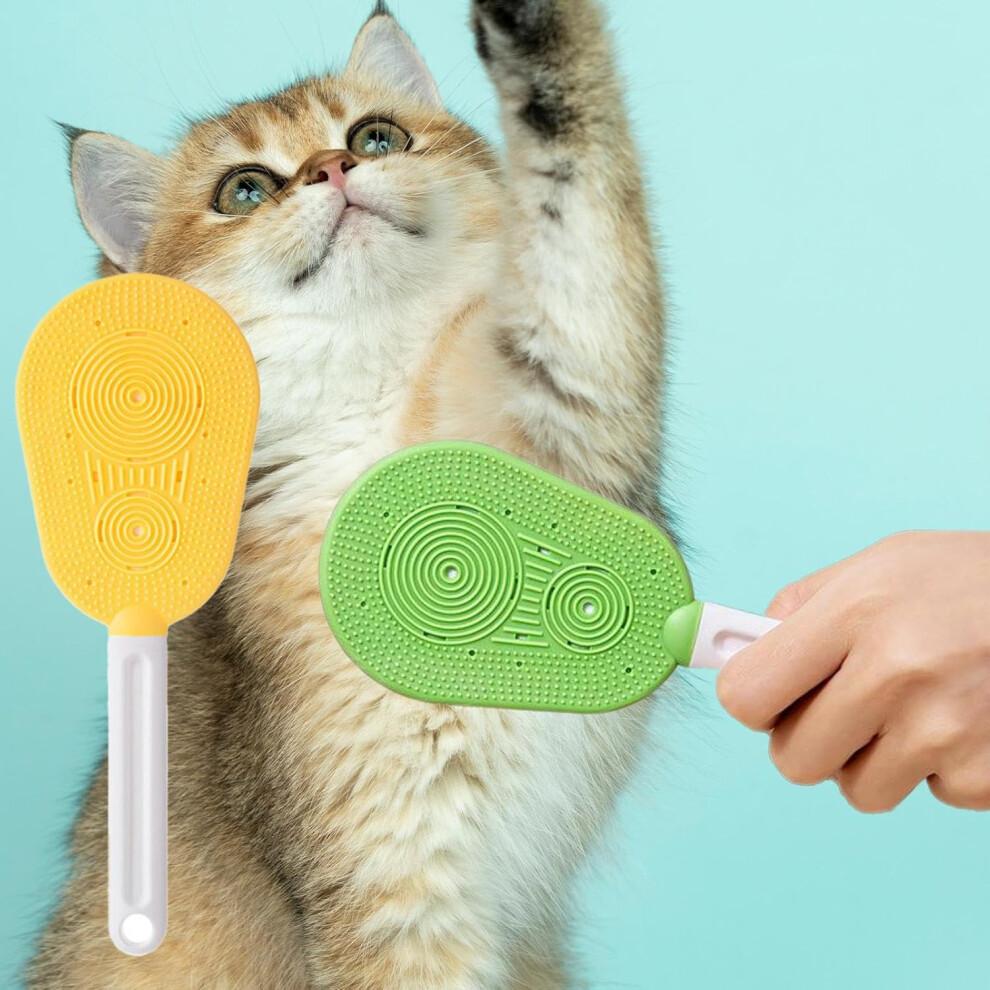 Dog Grooming Combs for Dogs and Cats, Portable Pet Massage Brushes, Easy-to-Clean Grooming Tools for Pet Care 2pcs