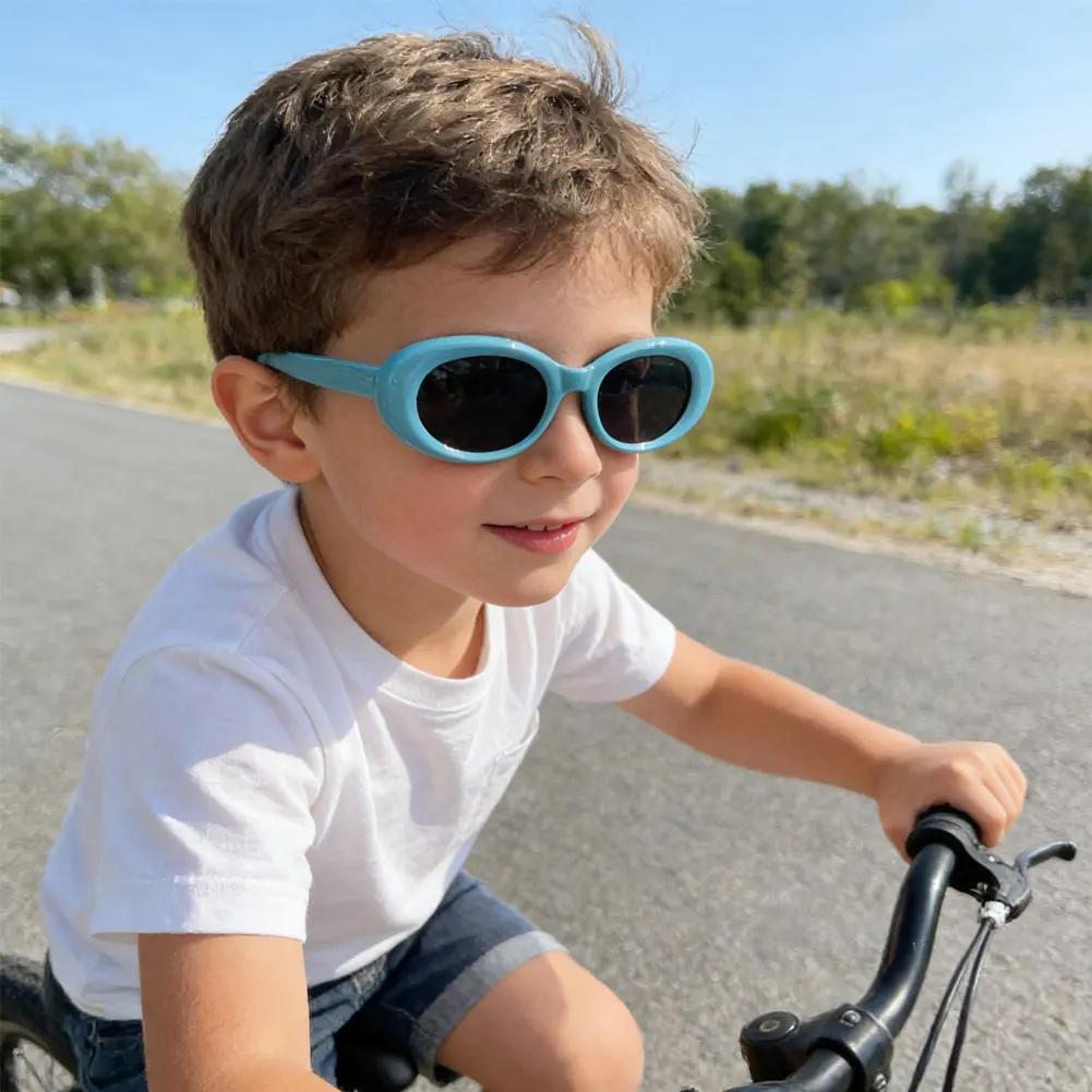 Fashion Simple Small Frame Kids Sunglasses Colorful UV Protection Sunglasses Parent-Child Style Sun Glasses for Children Baby