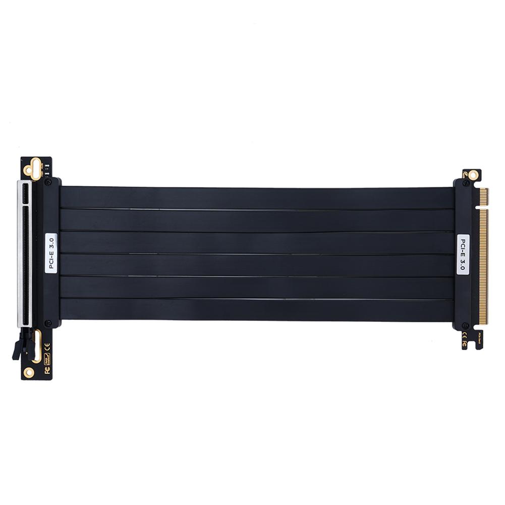 PCIe 3.0 X16 High Speed Flexible Extender Card PCI Express Gen 3 GPU Extension Cord Extension Port 90 Degree Adapter