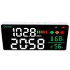 Decibel Meter 30 To 130db Wall Mounted Sound Level Reader 11 Inch LED Time Temperature Humidity Noise Meter