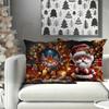 Christmas Pillow Cover Home Sofa Cushion Cover New Holiday Decoration Bedroom Atmosphere Cushion