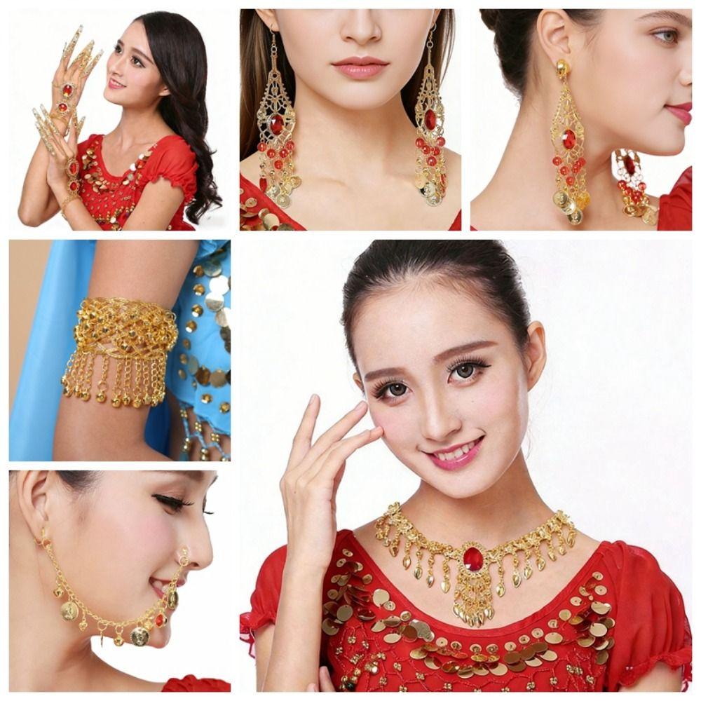 Indian Dance Design Sequins Head Chain Bohemian Style Belly Dance Headdress For Belly Dance