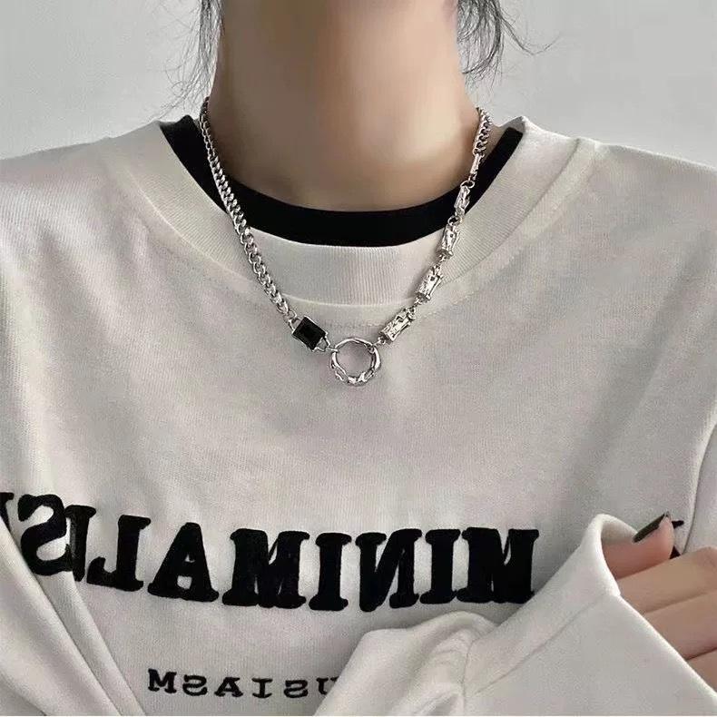 Irregular Circular Niche Necklace for Men and Women