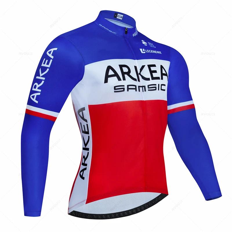 Men Bike Suit 19D Gel Pad Pants Autumn MTB Maillot Ciclismo Clothing Bicycle Uniform 2026 Long Sleeved Autumn Breathable Cycling Suit Set