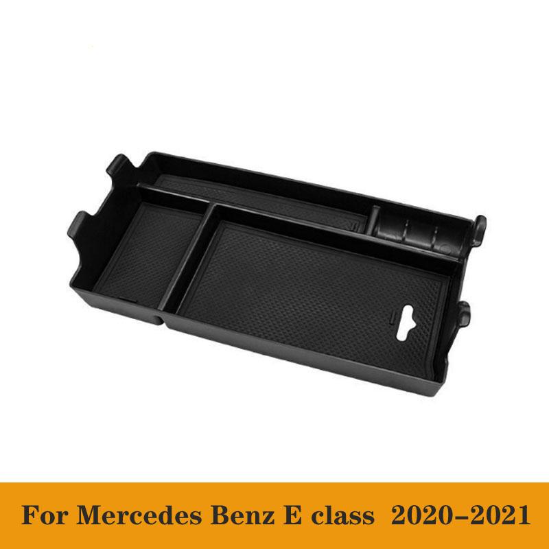 Interiér vozu Úložná schránka ve středové loketní opěrce Pro Mercedes Benz E Class W213 E200 300 2016- Pro Benz A/B class CLA GLA