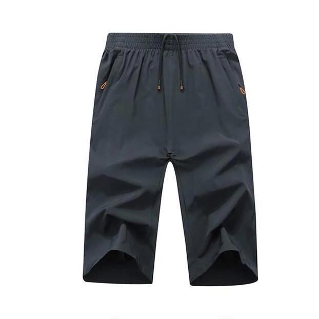 

Men Casual Shorts Pants Plus Size 3XL-9XL Summer Sweatpants Three Quarter Shorts Sport Pants 3/4 Pants Gym Shorts 9XL сірий