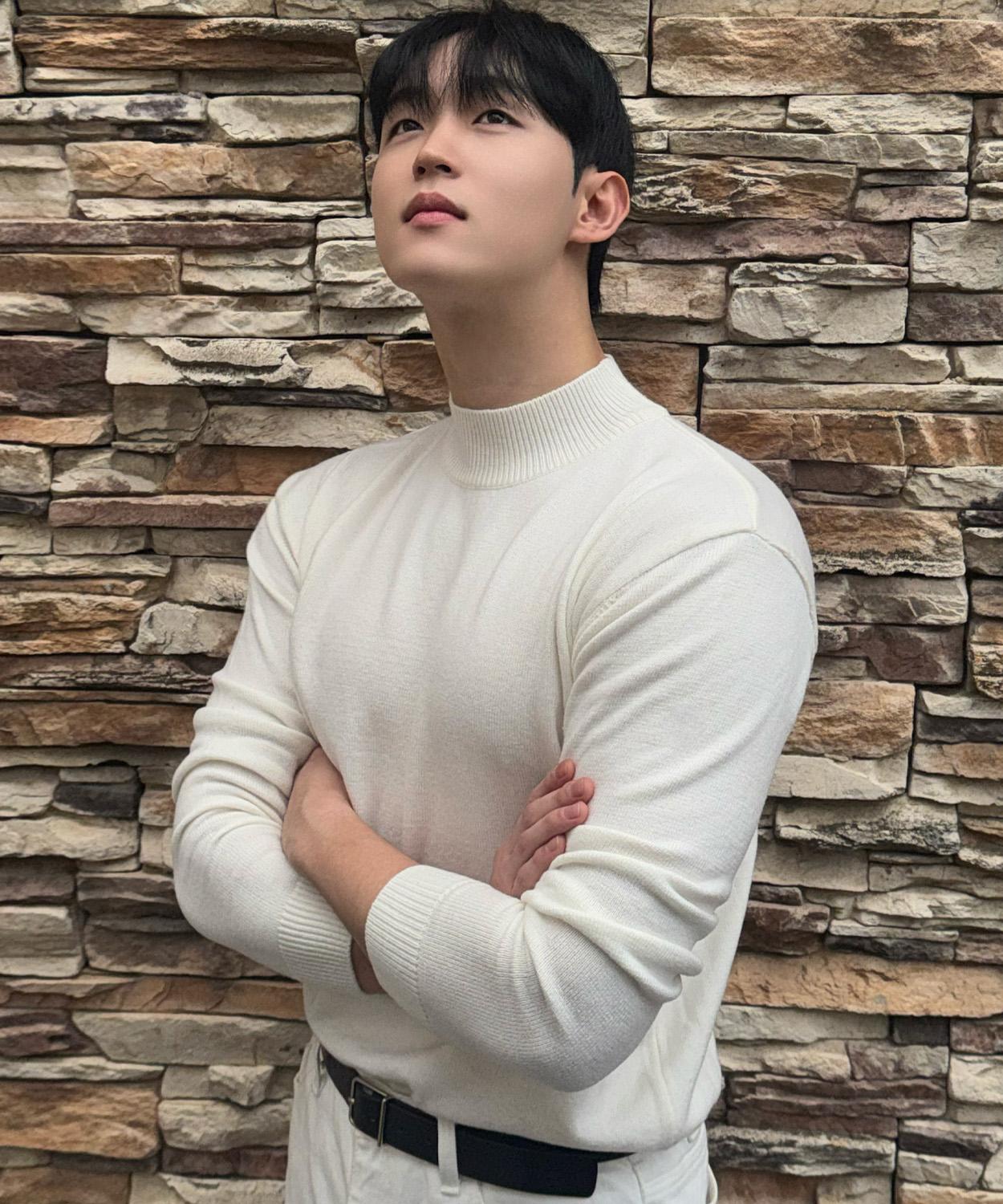 Le Art Minimal Wool Mock Neck Knit [Ivory] Ivory/M