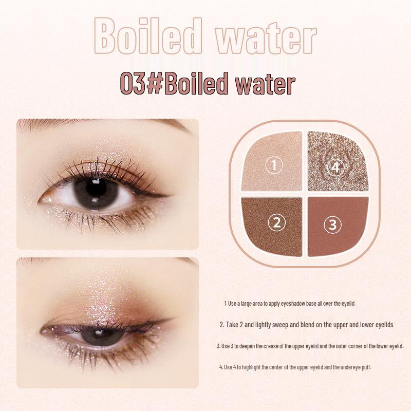 

WODWOD Bunny Garden Soft Velvet Eyeshadow Palette: Pearlescent & Matte Earth Tones