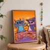 Disney oil painting painting art set Lilo and Stitch halloween theme handmade diy gift home decoration