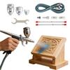Dual Action Gravity Feed Spray Gun All-Purpose Airbrush Set Double Action Feed Spray Gun For Nail Art/Cake Making/Model Painting