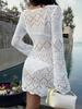 Kai Kuo Y2K Hollow Knit Button Slim-Fit Vacation Dress - 2026 Spring/Summer Collection