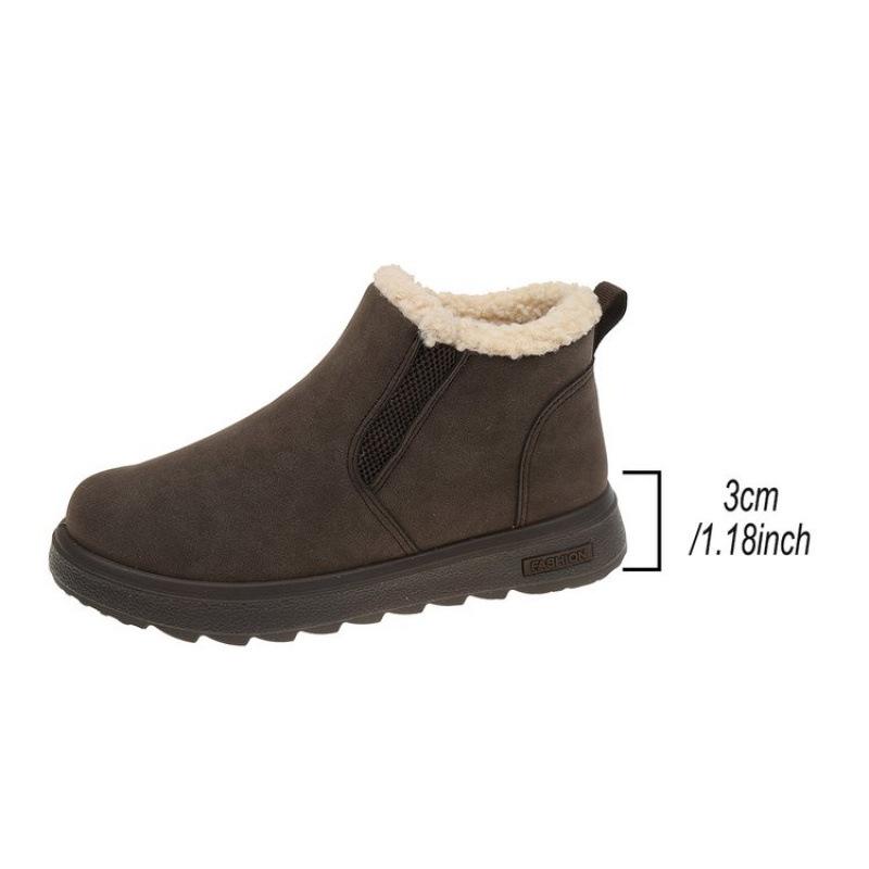 Winter Snow Boots Thick Bottom Side Chain Warm Comfortable Snow Boots for Women