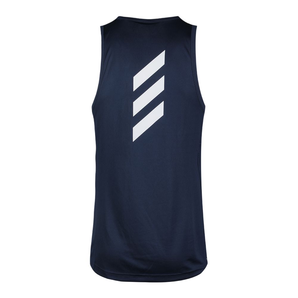Adidas Spt Tank Casual Sports Fashion Simple Basketball Vest Men Tops Navy-Blue DU1682
