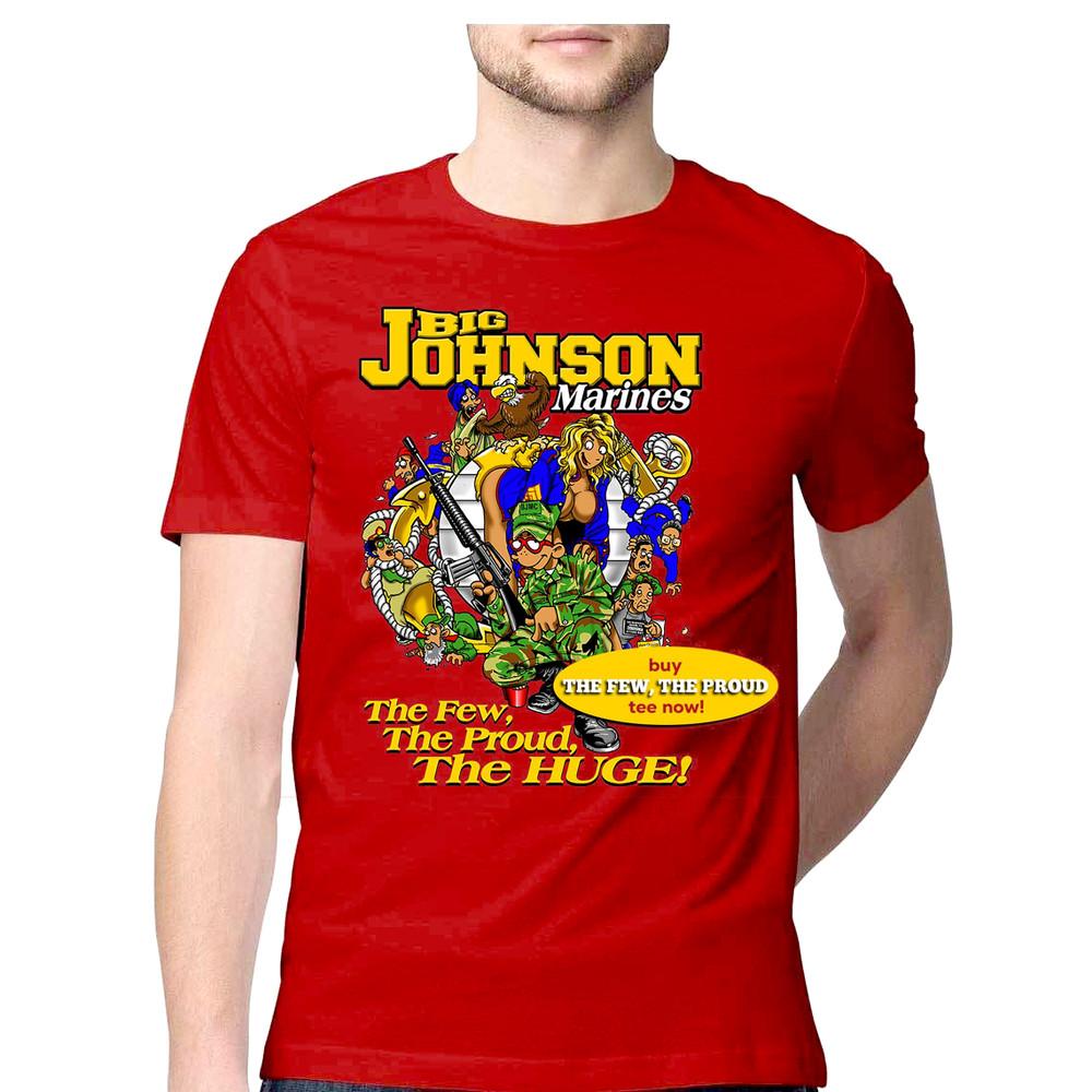 Big Johnson Unisex T-Shirt Cotton Red New SPL408 Unisex T-Shirt S