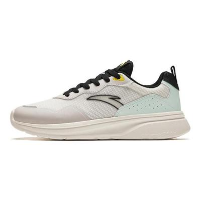 Cushioning, Wear Resistant Low Top Chunky Sneakers Men's White Gray Green 112428812-1