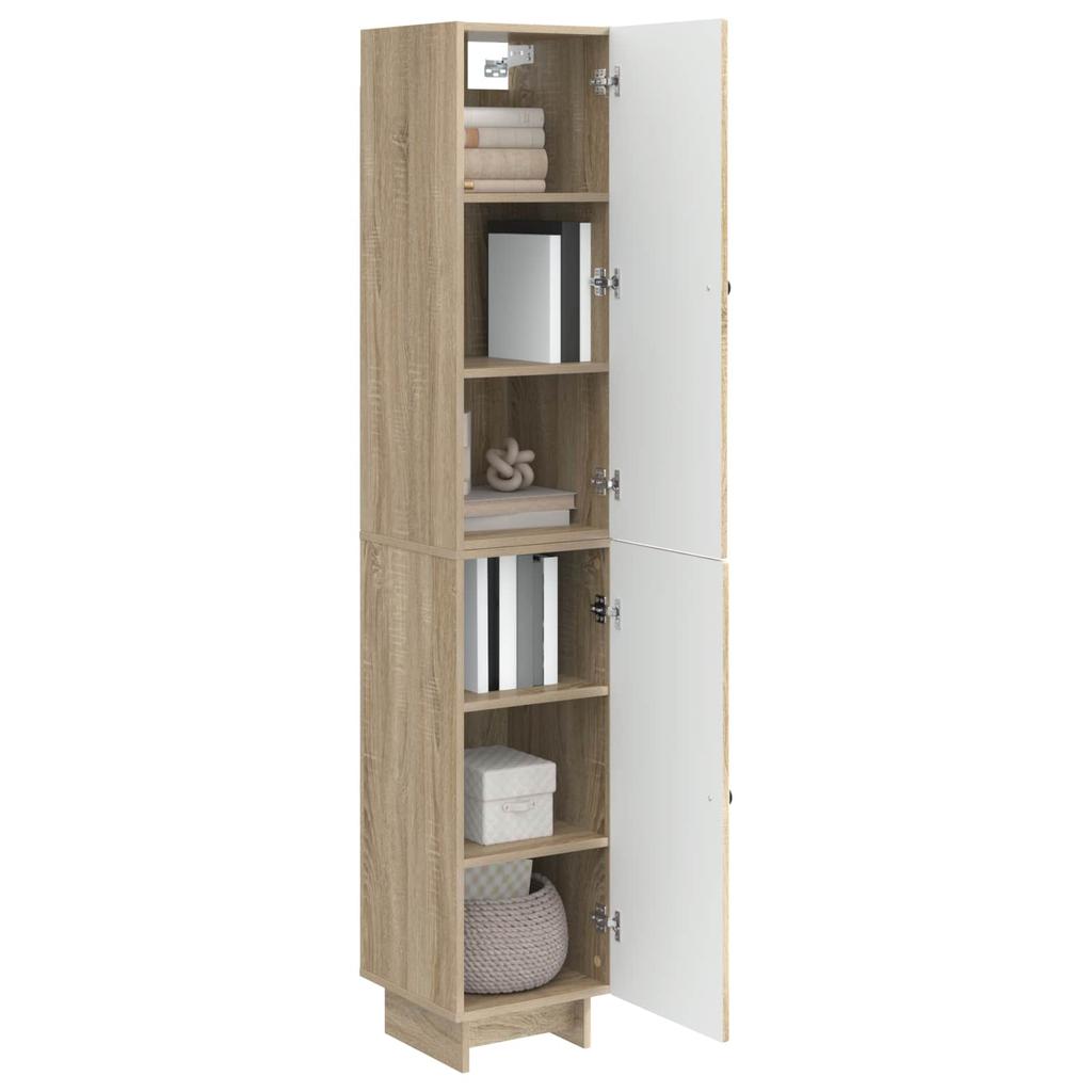 Cabinet Set 2 pcs Sonoma Oak 34.5 x 33 x 90 cm Engineered Wood