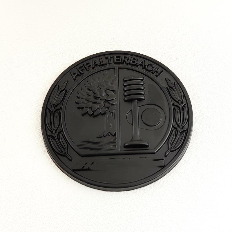 3D-Metallbaum, 65 mm, Chrom, Schwarz, Logo-Emblem, Auto-Rückseitenabzeichen für ACE, GLA, GLC, GLE-Klasse, Aufkleber, Zubehör