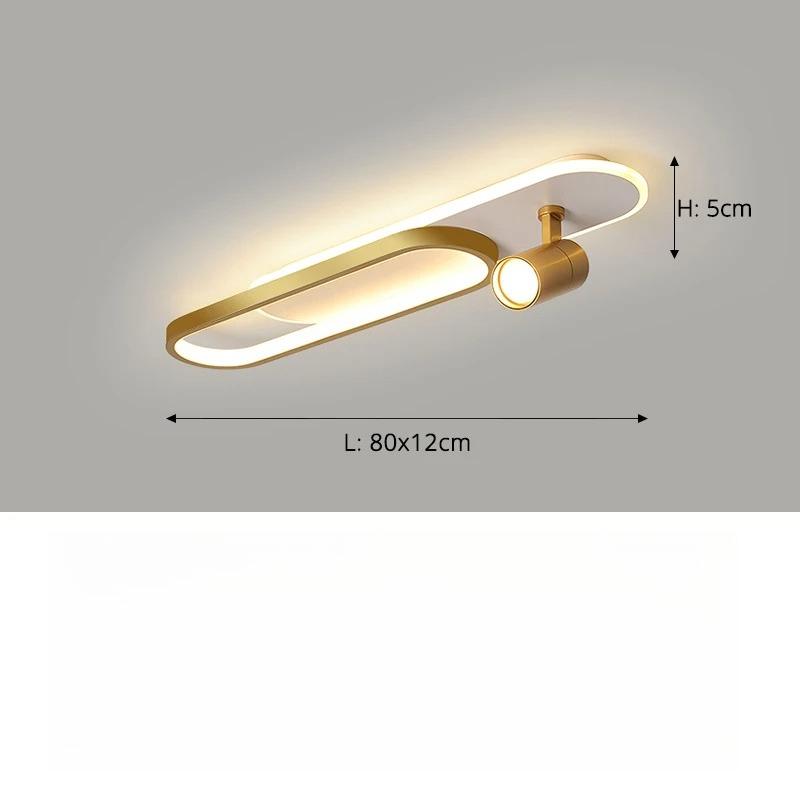 Modern Minimalist LED Ceiling Lamp with Spotlights Indoor Home Living Room Dining Room Bedroom Decorative Lighting