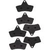 Motorcycle Repair Parts 2 Sets Brake Pad Set for Arctic Cat 0402-882 for Front Rear 500 400 300 Easy to Install