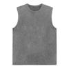 Baumwolle Gewaschen Herren Sommer Fitnessstudio Einfarbig Tanktops Ärmellos Bodybuilding Kleidung Weste Sportbekleidung