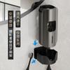 Automatic Toothpaste Dispenser Electric Punch-Free Wall Hanging Bathroom Toothpaste Squeezing Machine Storage Rack