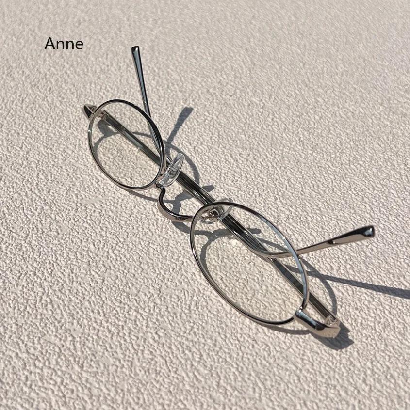 

Fashion Metal Oval Retro Small Frame Glasses Women s Anti Blue Light Glasses Retro Fashion Y2K Style Eyeglasses Frame