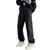 Charge pants men's autumn and winter American paratrooper pants fleece tide brand loose straight hiking pants tooling casual trousers
