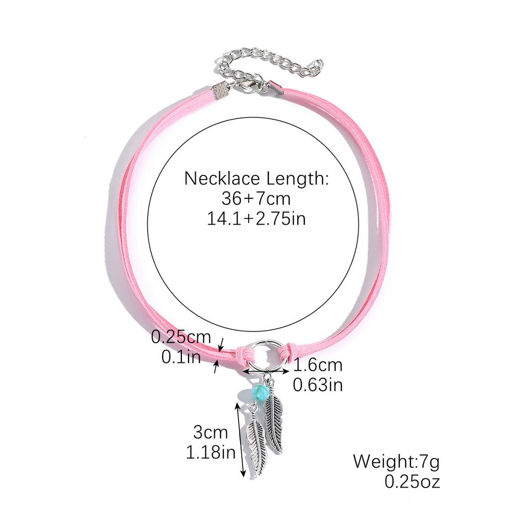 Bohemian Foliage Geometric Round Ladies Choker Necklace Neck Ring