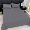 Modern Minimalist Cotton Bed Sheet With Soft Washable Fabric For Single Dorm Bed