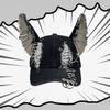 Distressed Details Baseball Cap Frayed Edges Wash Baseball Cap Hip Hop Baseball Cap  Party Wear