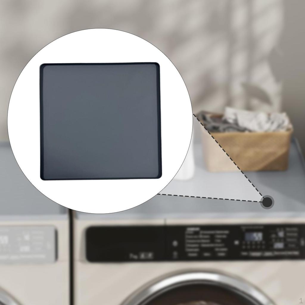 Washer and Dryer Cover Protection Pad Boot Tray Dustproof Cat Litter Mat Washing Machine Storage