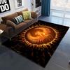 Modern Chinese Koi Tai Chi Yin Yang Area Rug Living Room Carpet for Children Play Home Deco Anti-slip Floor Mat and Carpets Gift