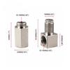 M18*1.5 Universal 90 Degree Mini Catalyst O2 Sensor Oxygene Sensor with a Mini Catalytic Converter