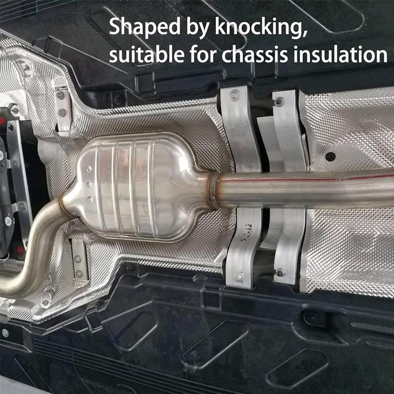 Heat Shield 300mm x 500mm Exhausts Electrical Engine Car Tool Accessories Turbo Manifold Embossed Aluminium Heat Insulation Plat