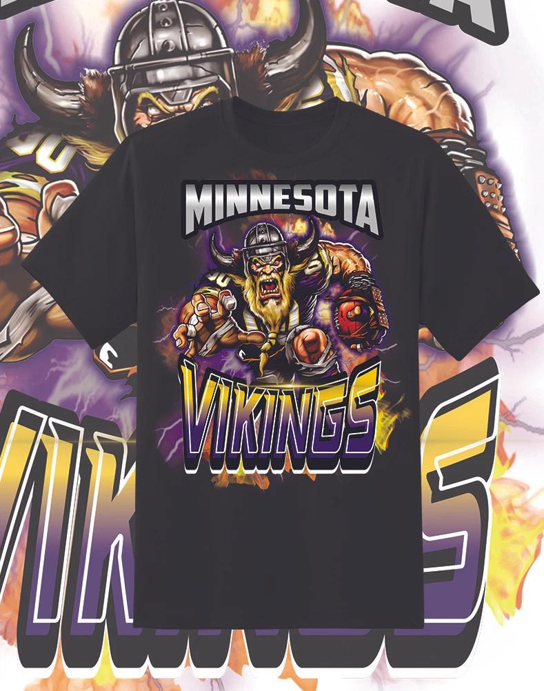 Minnesota Vikings Attack Shirt Sizes!! Youth-6XL M