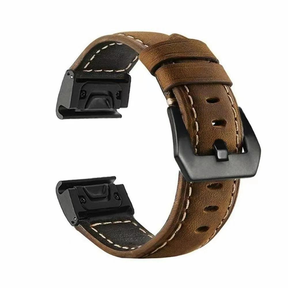 Genuine Leather Strap for Garmin Fenix