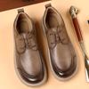 High Quality Brand Men's Genuine Leather Casual Shoes Thick Soled Low Cut Men's Oxford Shoes Versatile Office Work Shoes