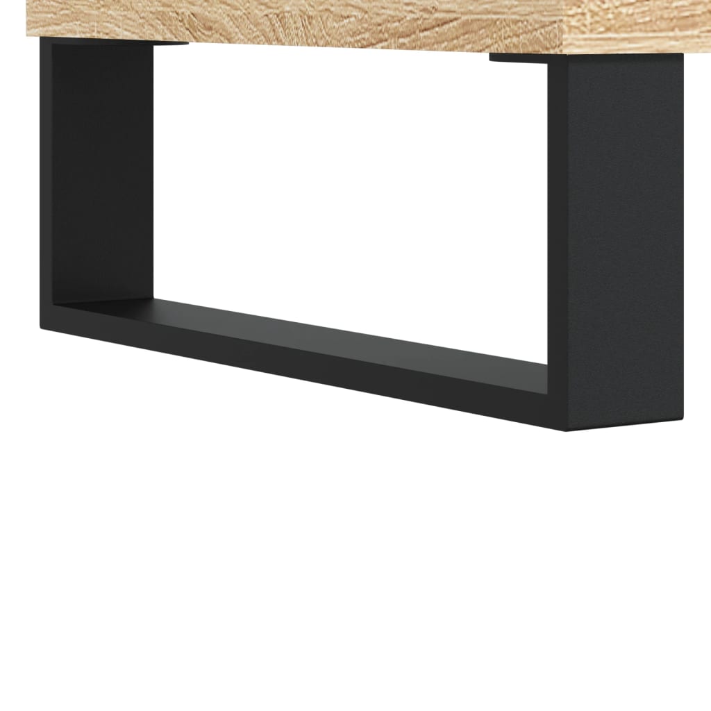  Coffee Table, Sonoma Oak 60x44.5x45 Cm Wood-based Material