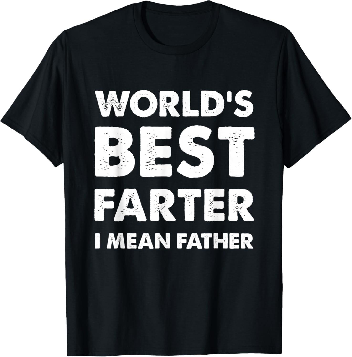 Father s Day Retro Dad World s Best Farter I Mean Father T-Shirt S разноцветный
