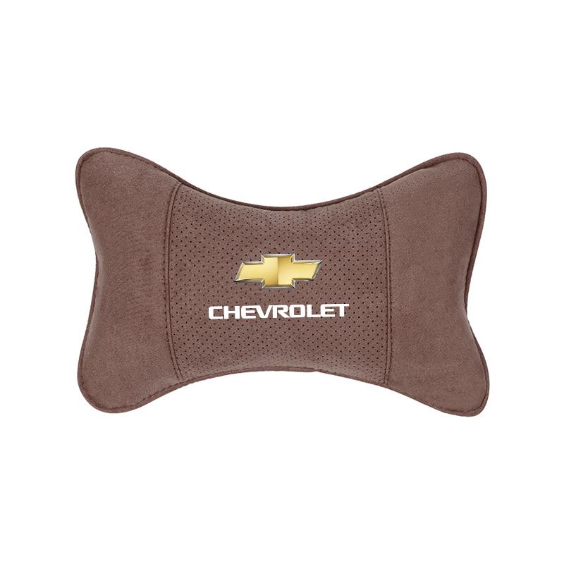 Car Seat Neck Headrest Suede Pillow Soft Cushion For Chevrolet Spark Captiva Cruze Malibu Equinox Trax Camaro Blazer Traverse