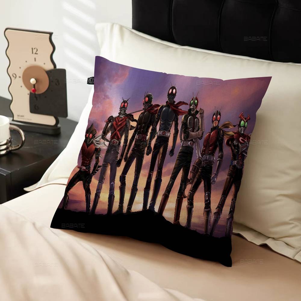 Kamen Rider Series Pillow Cover For Bedroom Room And Living Room Sofa Decorative Cushion Cover
