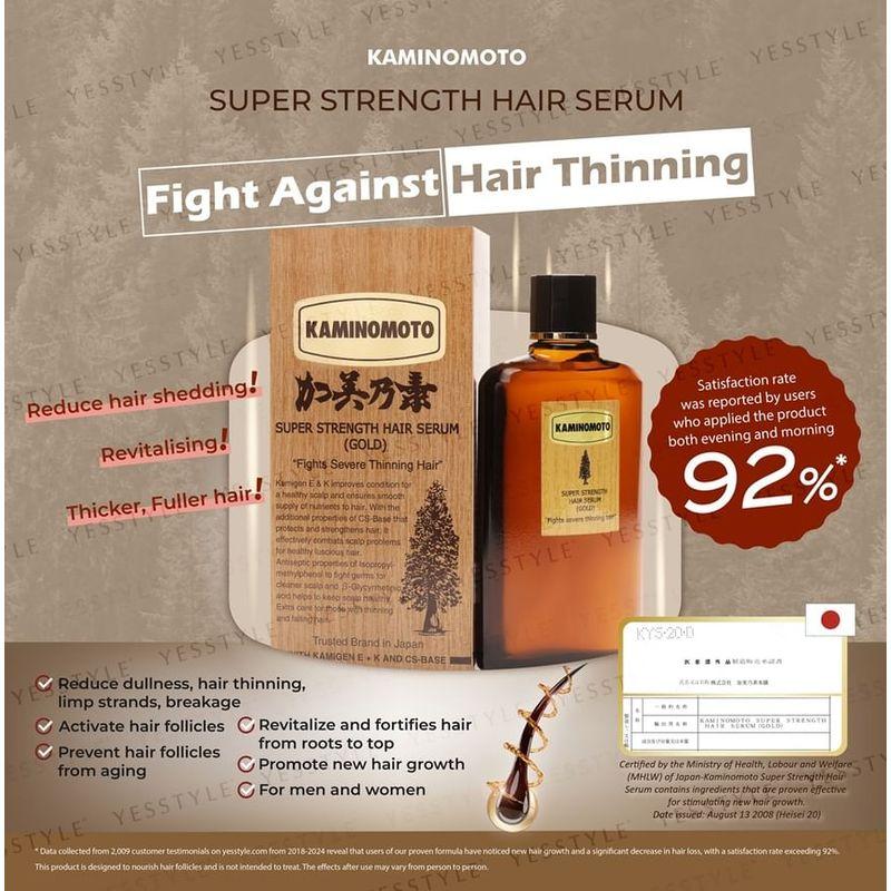 KAMINOMOTO - Super Strength Hair Serum Gold