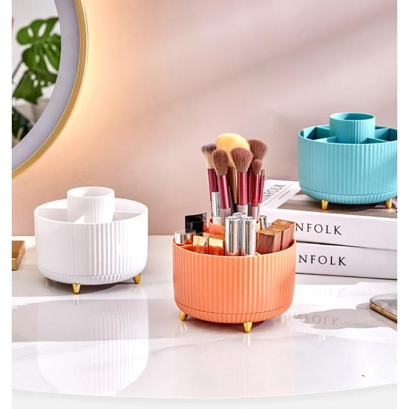 360 Grad drehbarer Stifthalter, großes Fassungsvermögen, Stifthalter, Kunststoff-Schreibtisch-Organizer, Make-up-Pinselhalter
