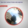 Wide-Angle Convex Mirror for Indoor/Outdoor Corner Parking Lot Use